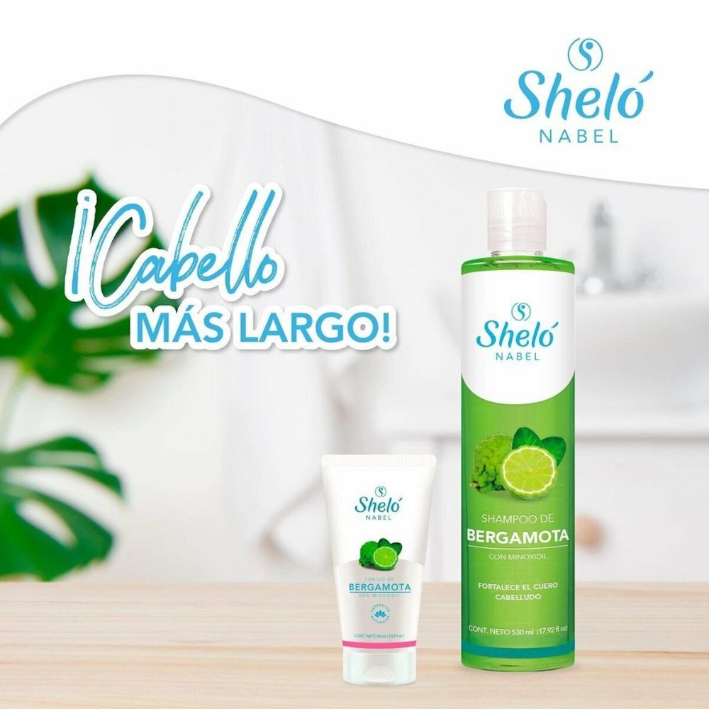 SHELO NABEL Shampoo & Bergamont Tonic WEAK HAIR/ Shampoo y Tonico de Begamota
